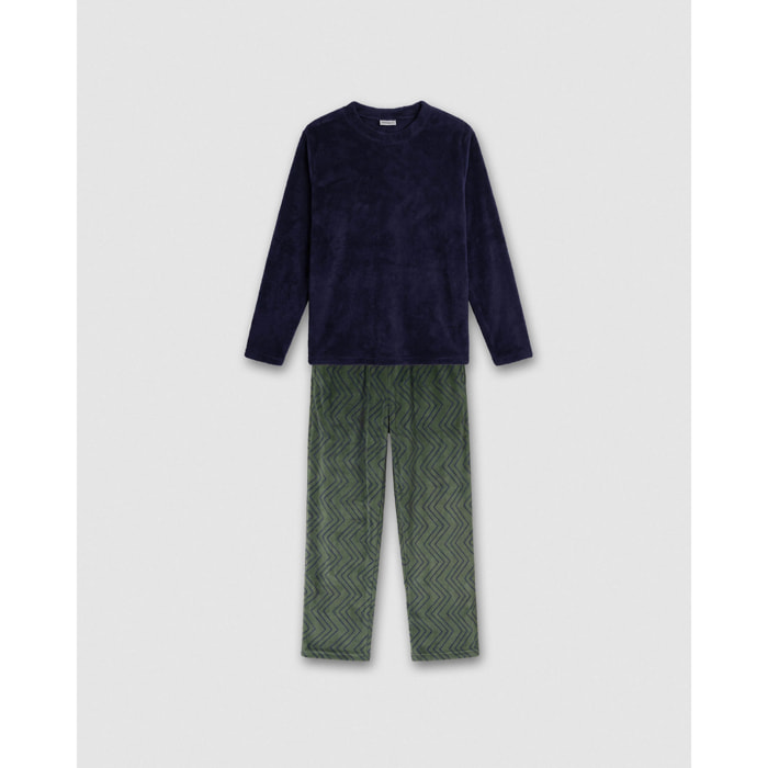 Pijama coral miquelle azul marino