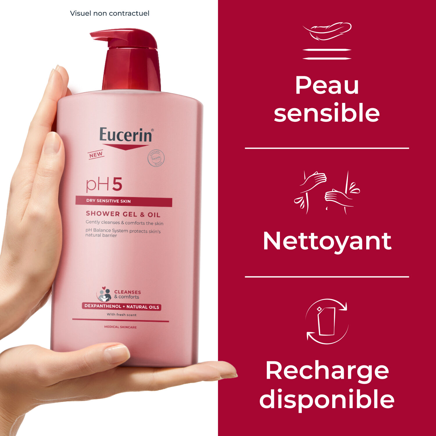 pH5 Gel-Huile de Douche - Gel-huile de douche peaux sèches et sensibles