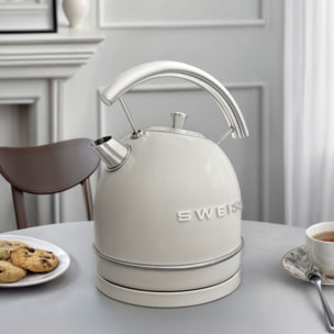 Bouilloire SWEISS vintage beige KTL8