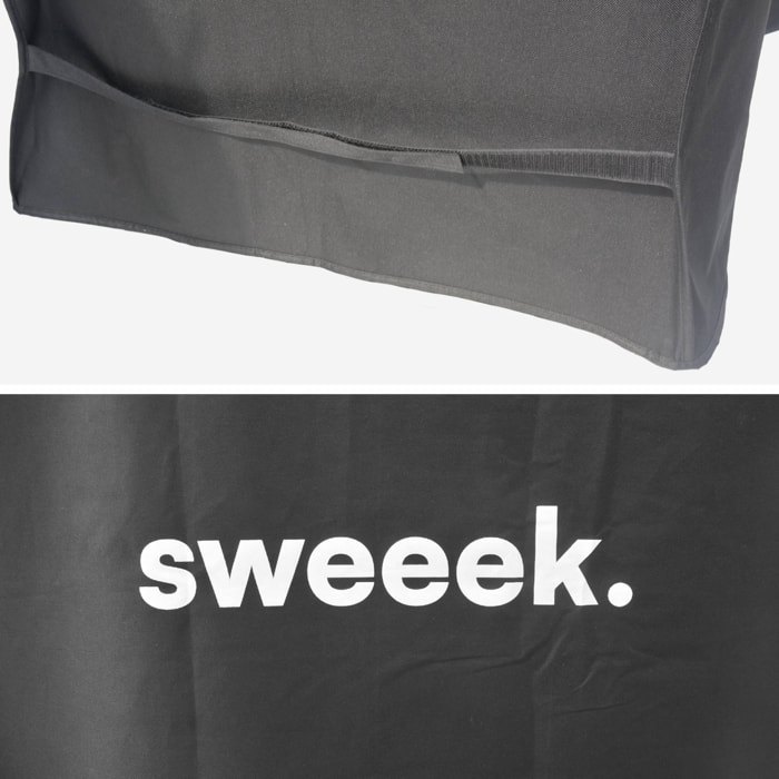 Housse universelle de protection noire pour barbecue L 140 x D 61 x H 90 cm - Taille M