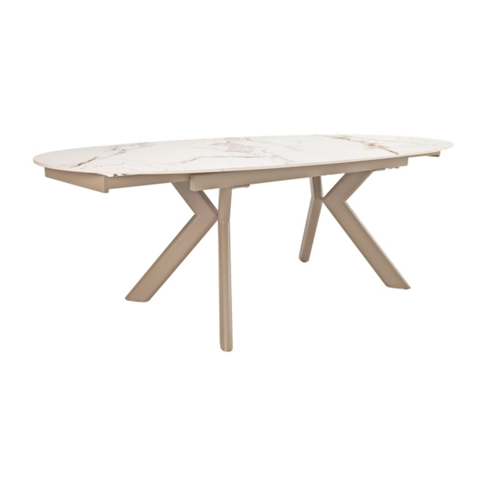 Table extensible ovale 180 à 260 cm en céramique - SYDNEY