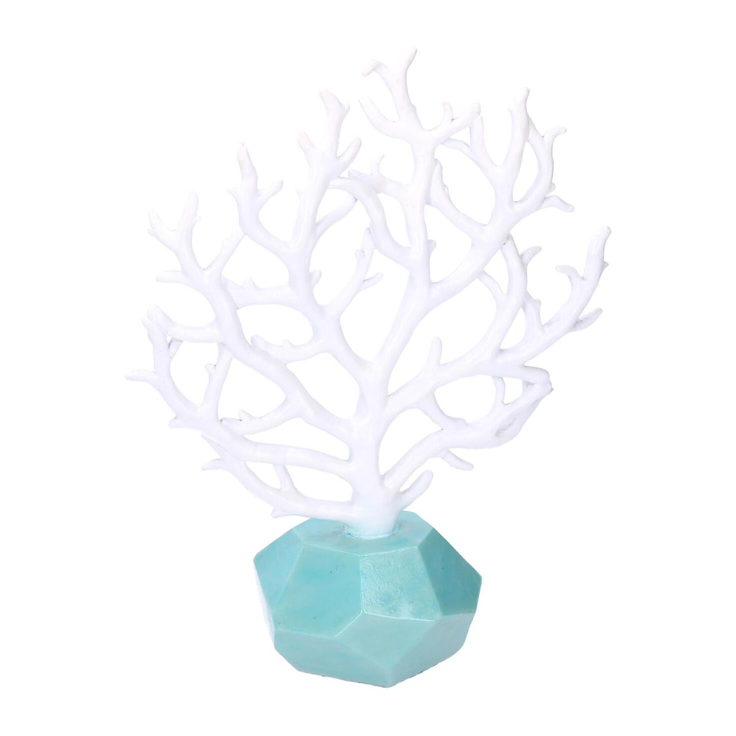 Corallo in resina Mare bianco cm25x10h31,5