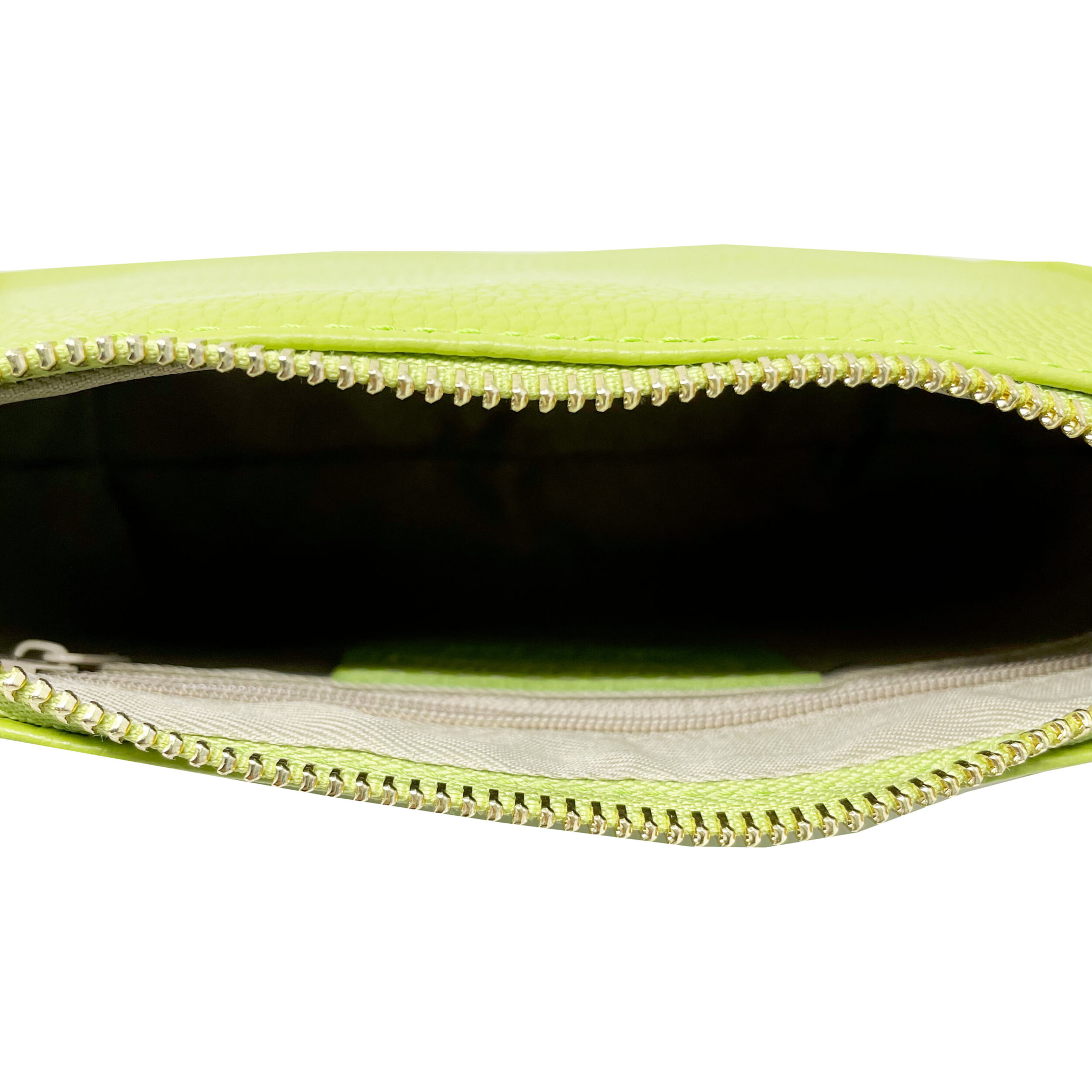 Chicca Borse - Tracollina Clutch Donna in Vera Pelle - Colore Verde Chiaro