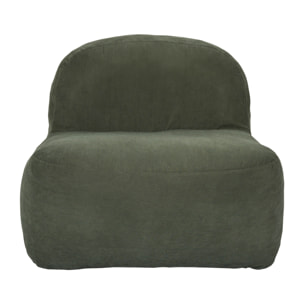 Fauteuil - HOME DECO FACTORY - Jules - Compact - Vert