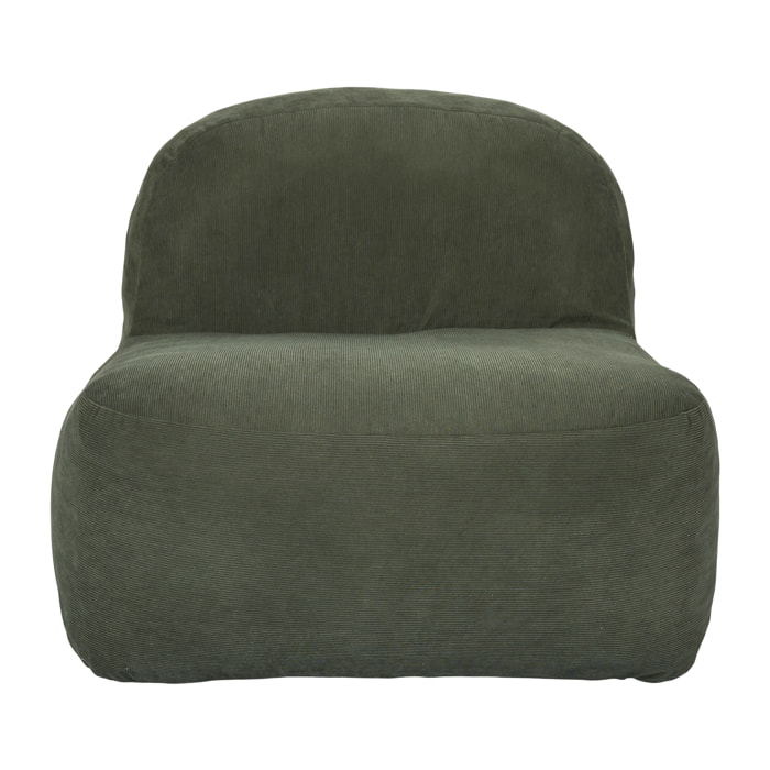Fauteuil - HOME DECO FACTORY - Jules - Compact - Vert