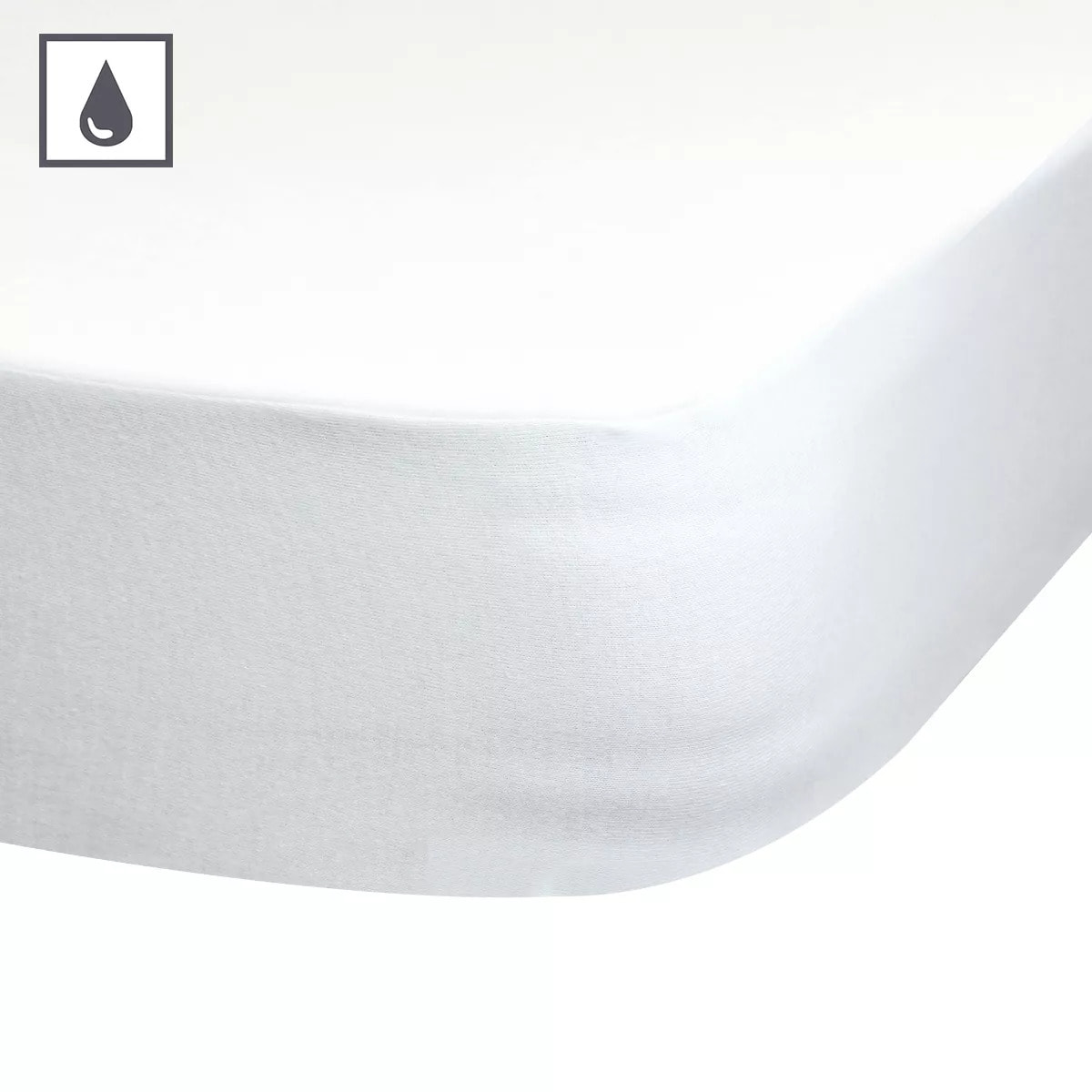 Protege matelas b40 lyocell imperméable 110 g/m² molleton blanc Molleton impermeable lyocell