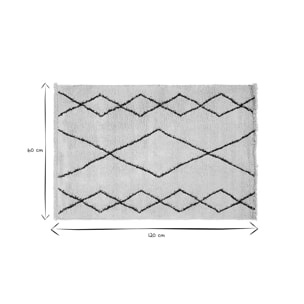 Tapis / Descente de lit style berbère 60 x 120 cm TRIBU