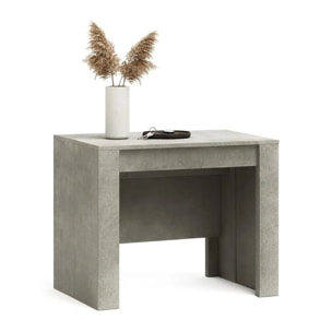 Mesa consola extensible Denis en cemento 50-235 cm Cemento