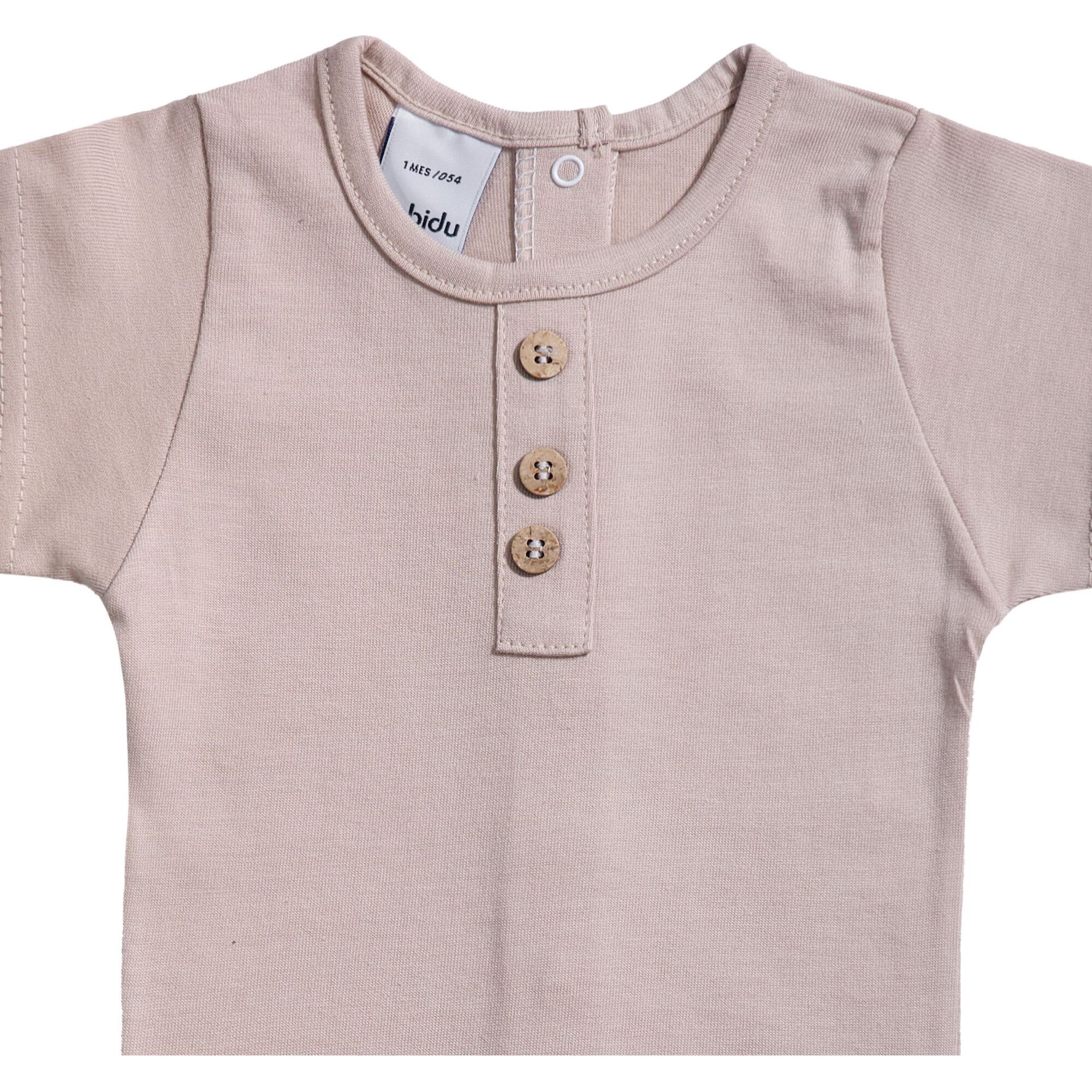 Body bebé manga corta con tapeta