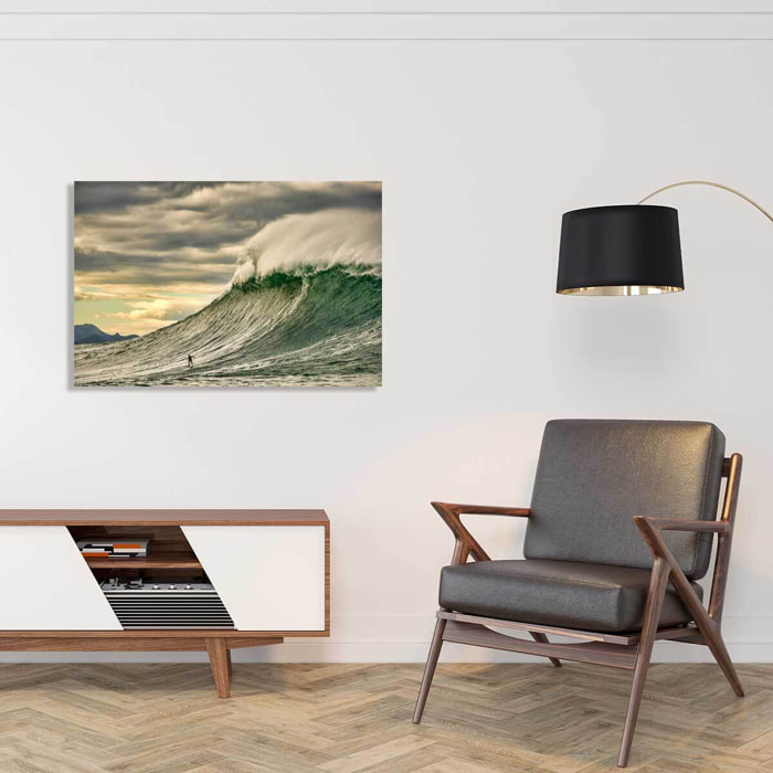 Tableau paysage ocean surf belharra  Toile imprimée