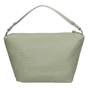 Borsa a spalla da Donna Irene in Vera Pelle Made in Italy 23x40x13 cm