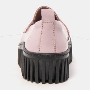 Zapatos 1530 NAPPA SHINNY MALVA/BRIGHTON color Malva