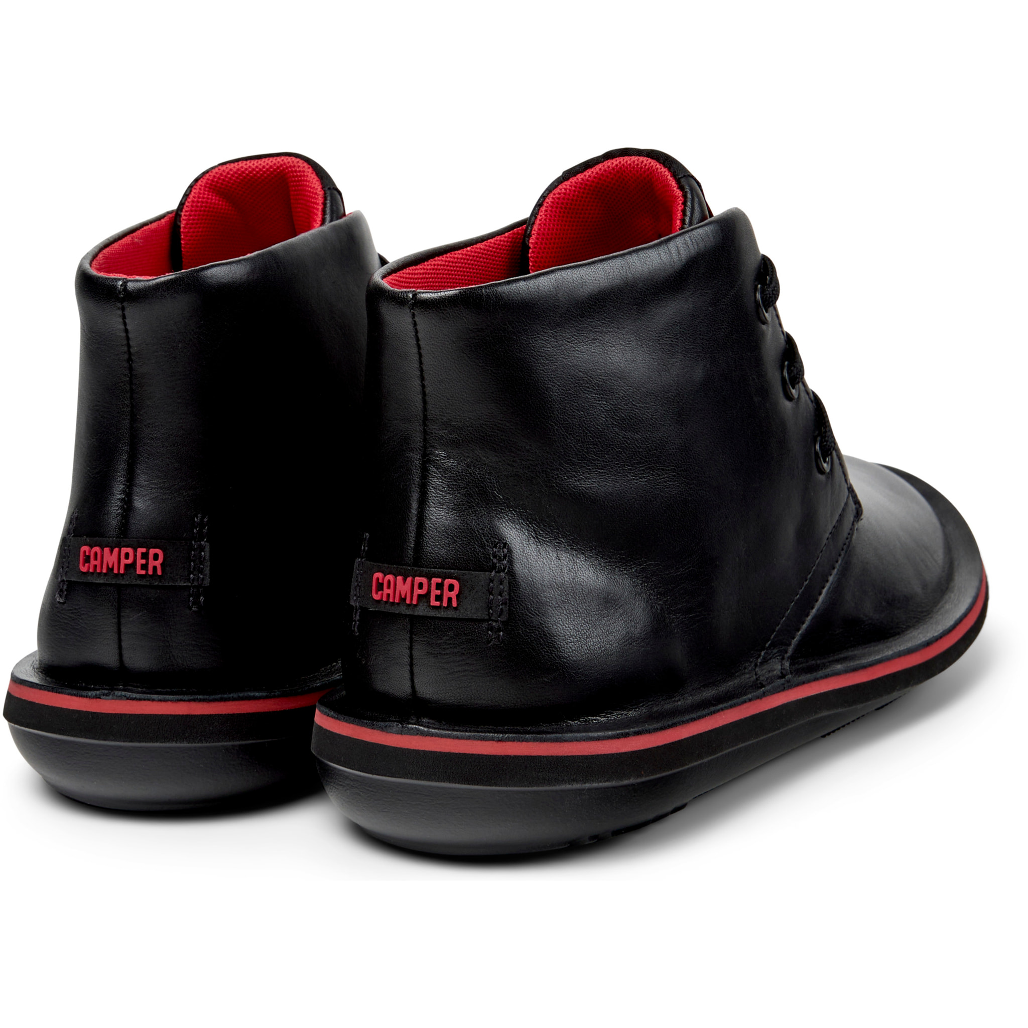 Zapatillas - CAMPER Beetle - Negro - Cuero liso