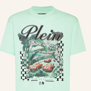 PHILIPP PLEIN T-Shirt Round Neck D AZUR