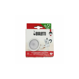 3 joints + 1 filtre Bialetti Moka Express - 2 tasses
