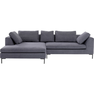 Canapé d'angle Gianna 290cm gris foncé Kare Design