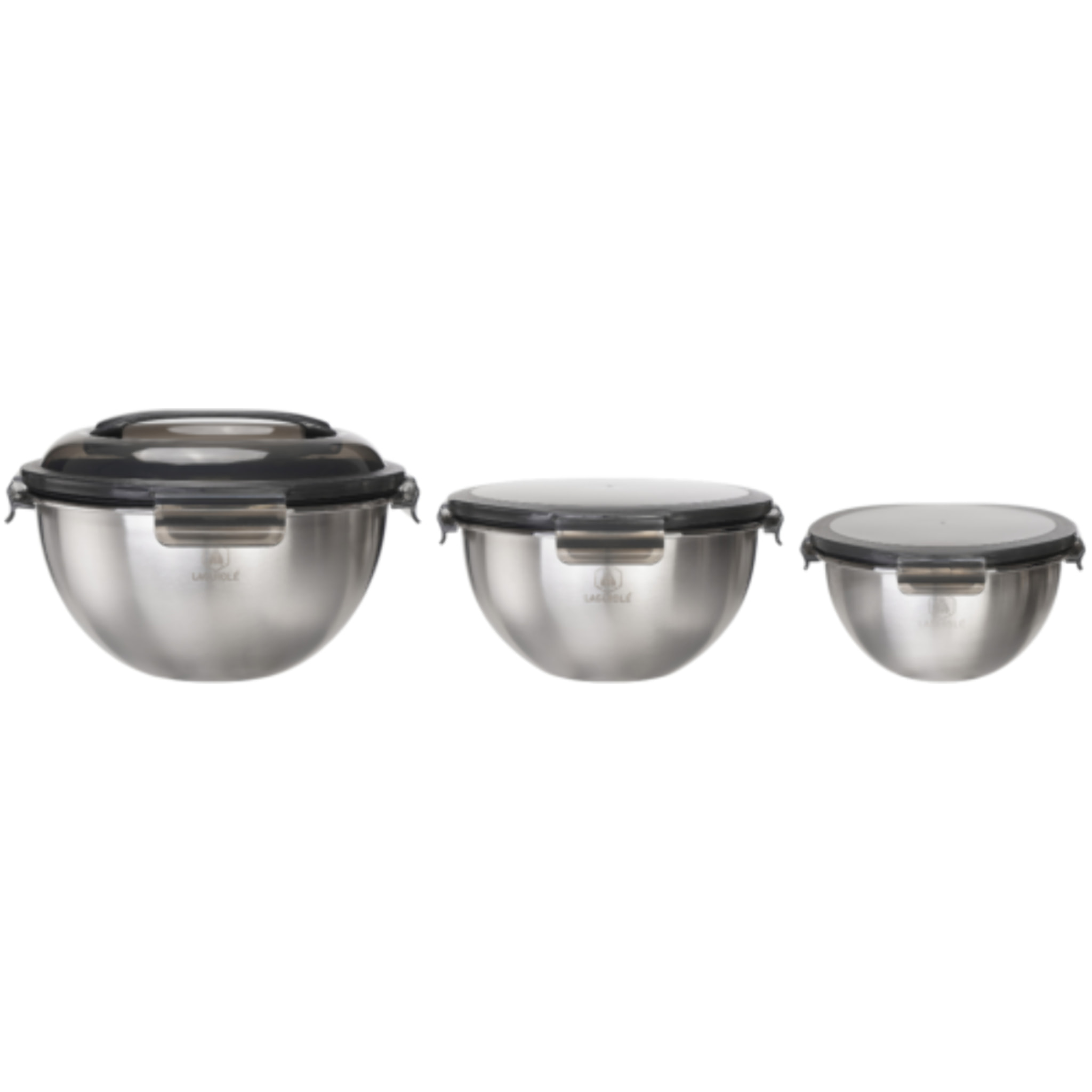 Set de 3 bols inox  - "Pique-nique"