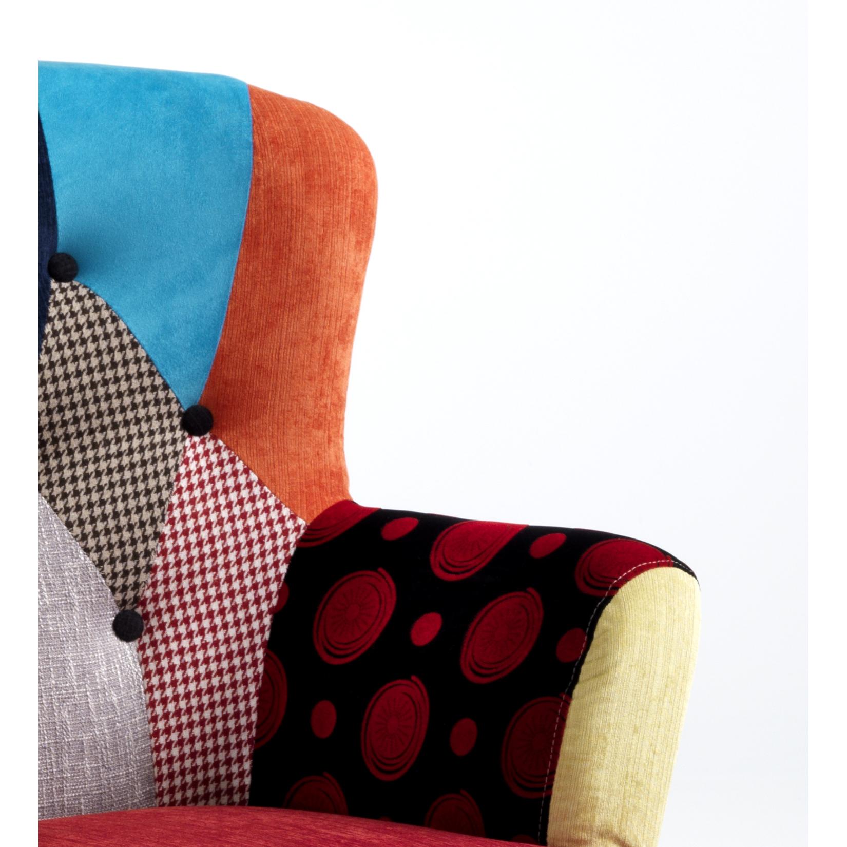 Tomasucci poltrona + pouf ''KALEIDOS-E'' multicolore