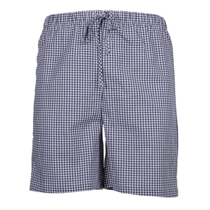 PANTALONCINO ALLEGRINO in cotone quadretto bianco e blu
