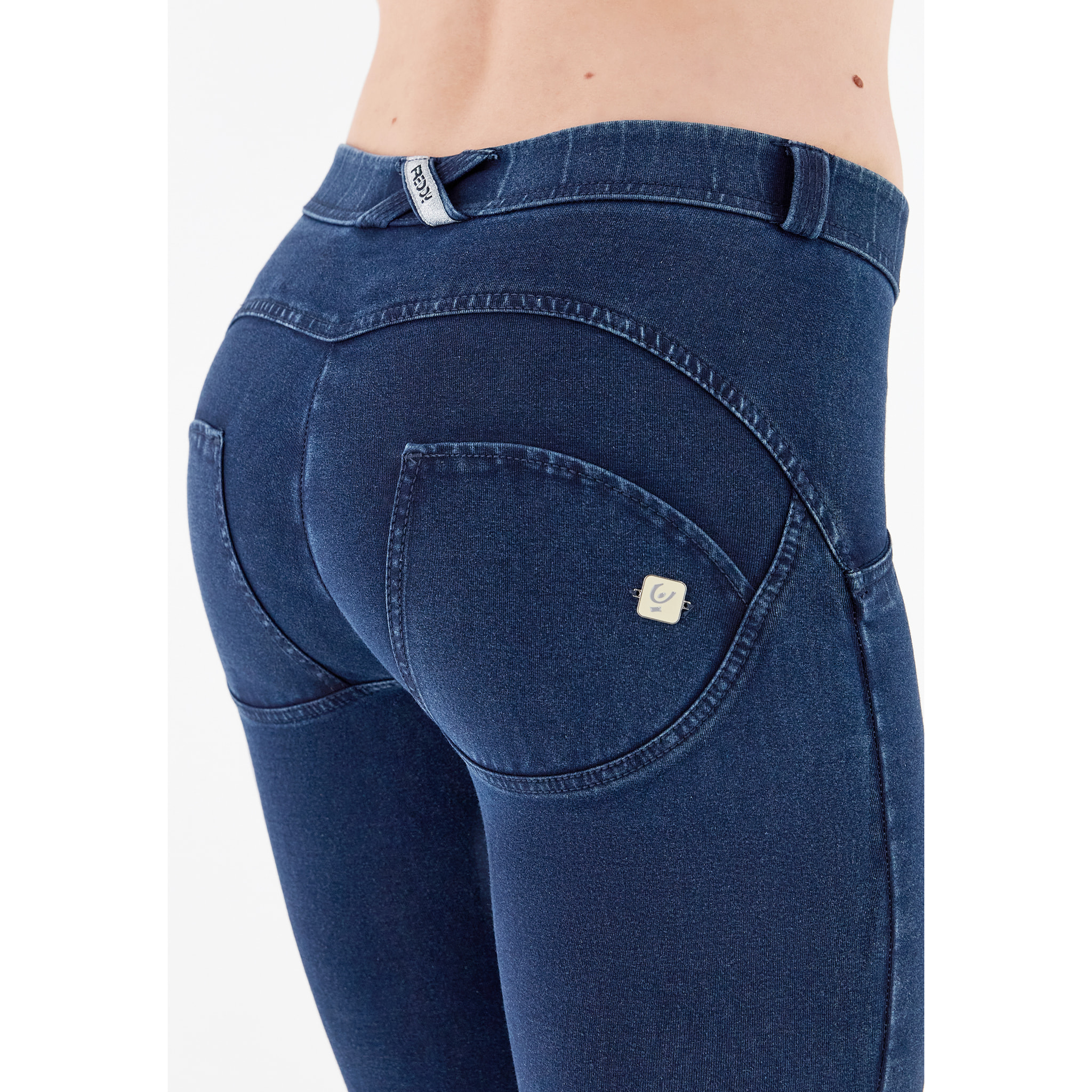 Jeggings push up WR.UP® skinny in cotone organico