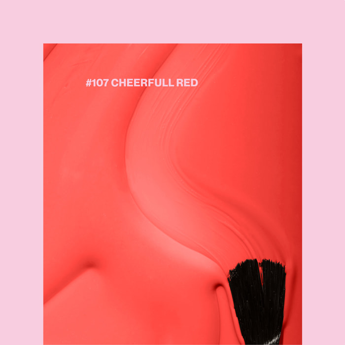 Vernis semi-permanent - 107 Cheerful Red - 15 ml
