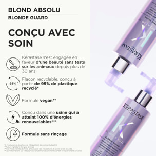 Blond Absolu - Spray Bouclier Magique Hydratant pour Cheveux Blonds, Décolorés ou Méchés