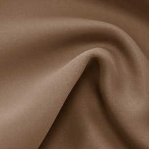 Tissu occultant uni Non Feu-M1 - Marron chocolat