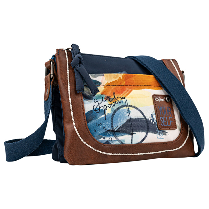 Bolso Bandolera Mujer Skpat Sirmione Azul Marino