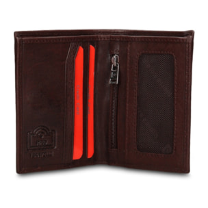 Portafoglio uomo in vera pelle - Modello Erewhon Nova - Casual - 8.0 x 10.0 x 1.0 cm