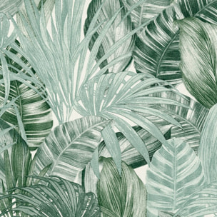 Papier peint tropical jungle - Vert