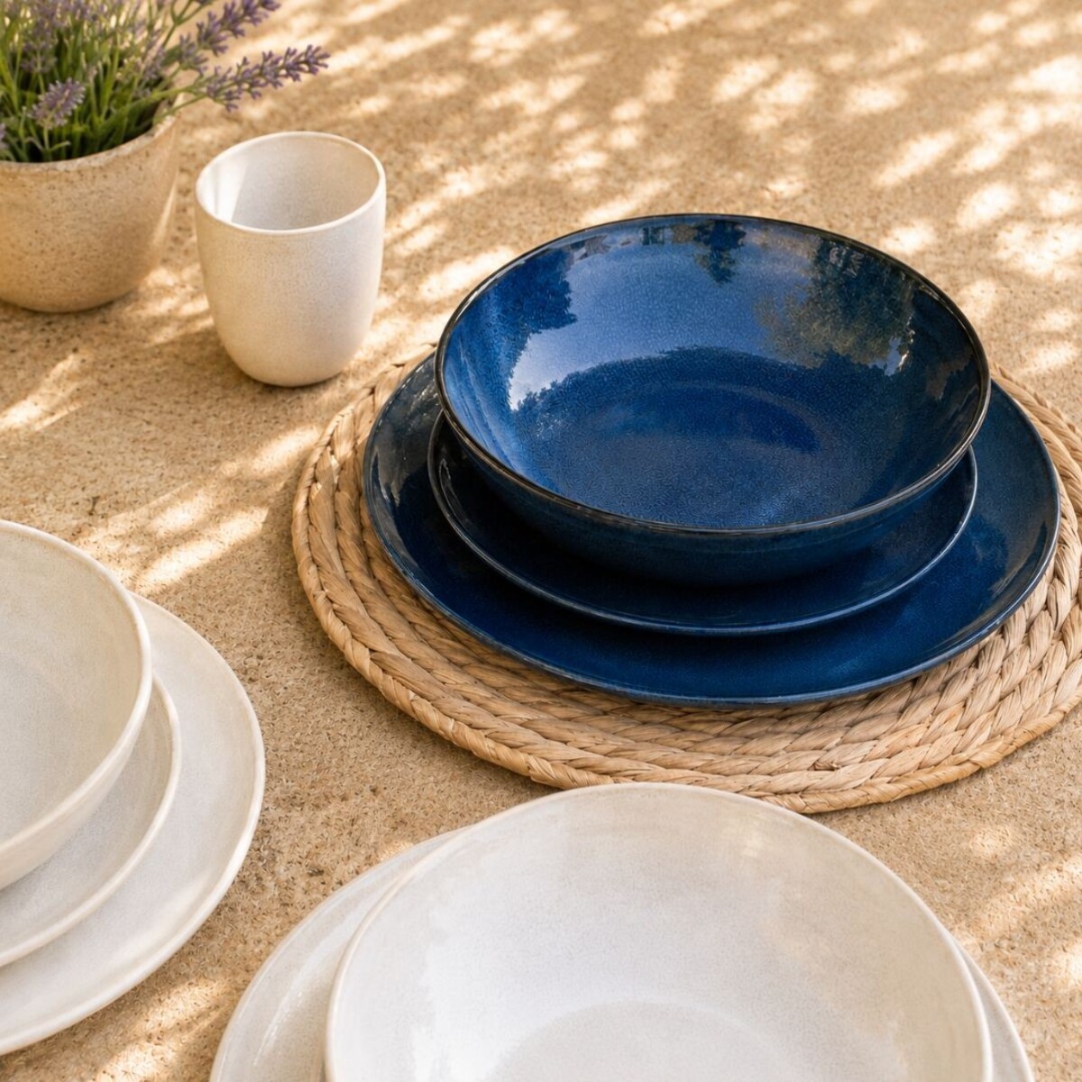 Lot de 6 assiettes creuses, OIA