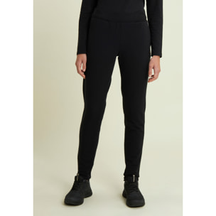 Pantaloni regular in felpa garzata con dettagli a trecce