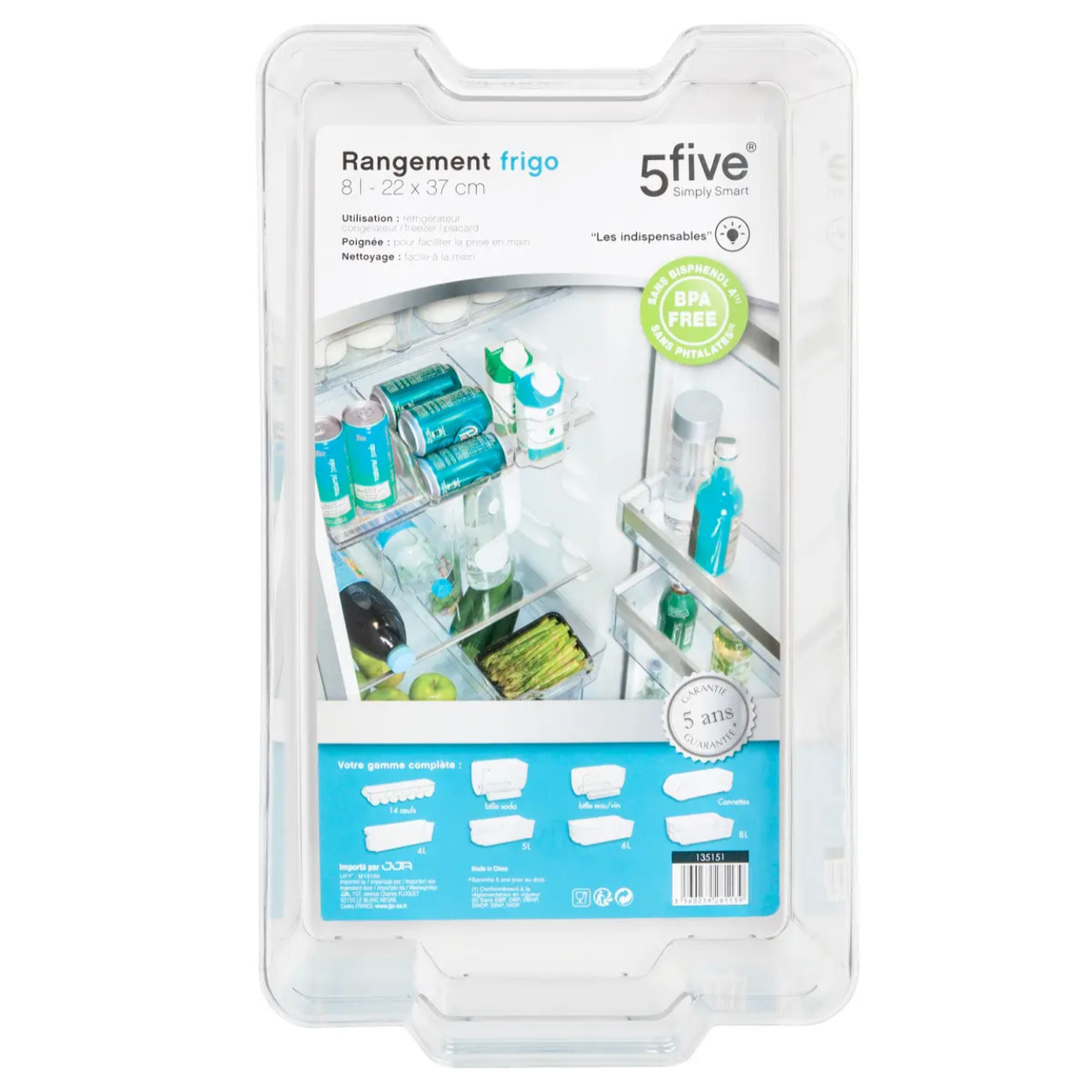 Rangement pour frigo 8L "Smart Fridge"