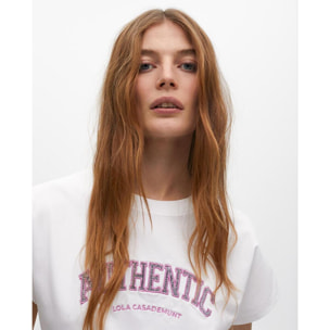 T-shirt stampa posizionale senza maniche