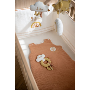 Gigoteuse ouatinée en coton Orange