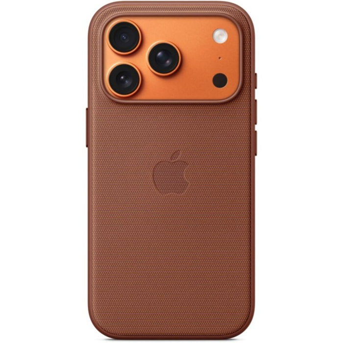 Coque APPLE iPhone 17 Pro MagSafe tissage Sienne