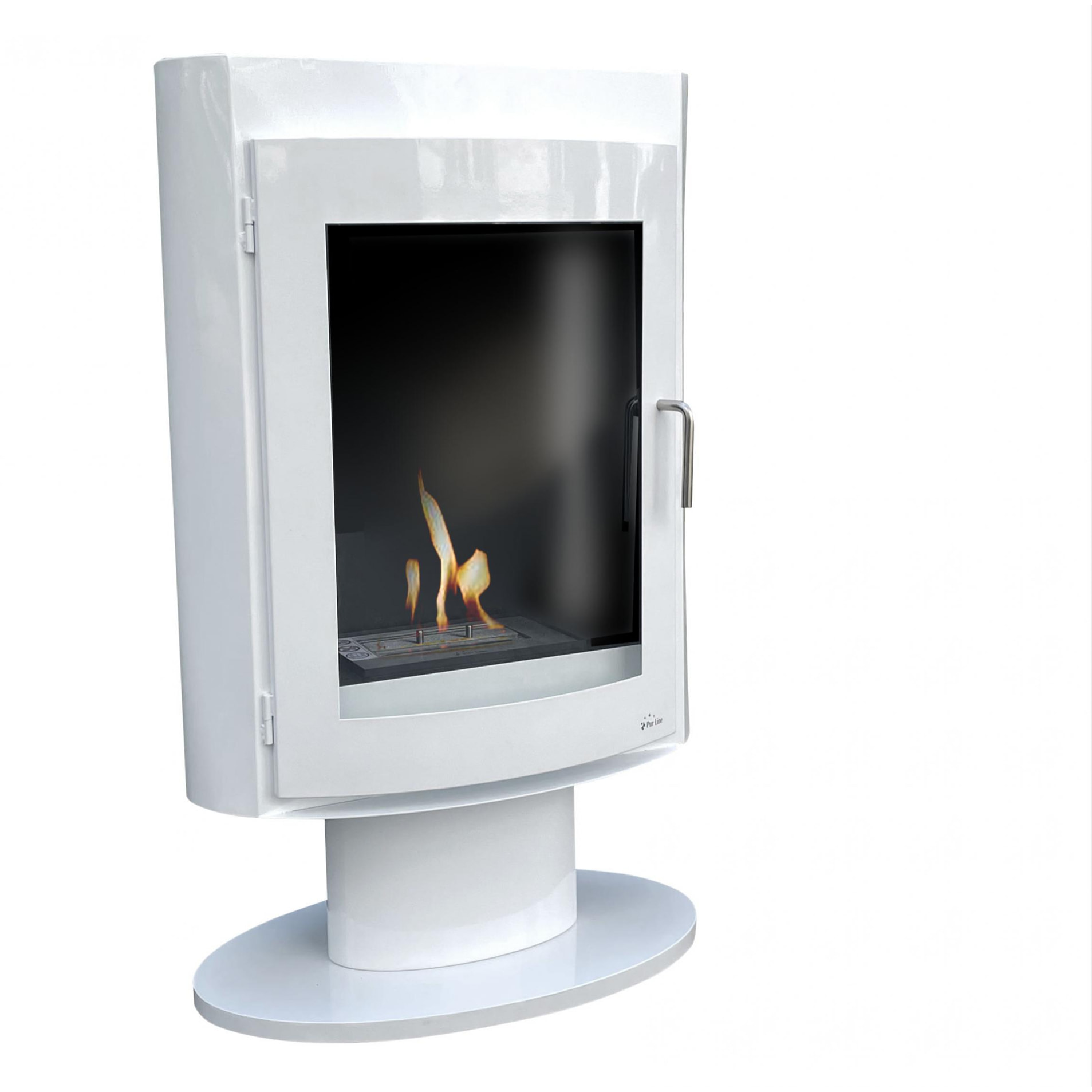 Estufa de etanol diseño cuadrado en acero SILENUS W PURLINE 3000 W