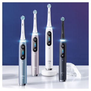 Oral-B iO 9 Edition Spéciale - Avec Etui de Voyage, et Pochette - Bleue- Brosse À Dents Électrique
