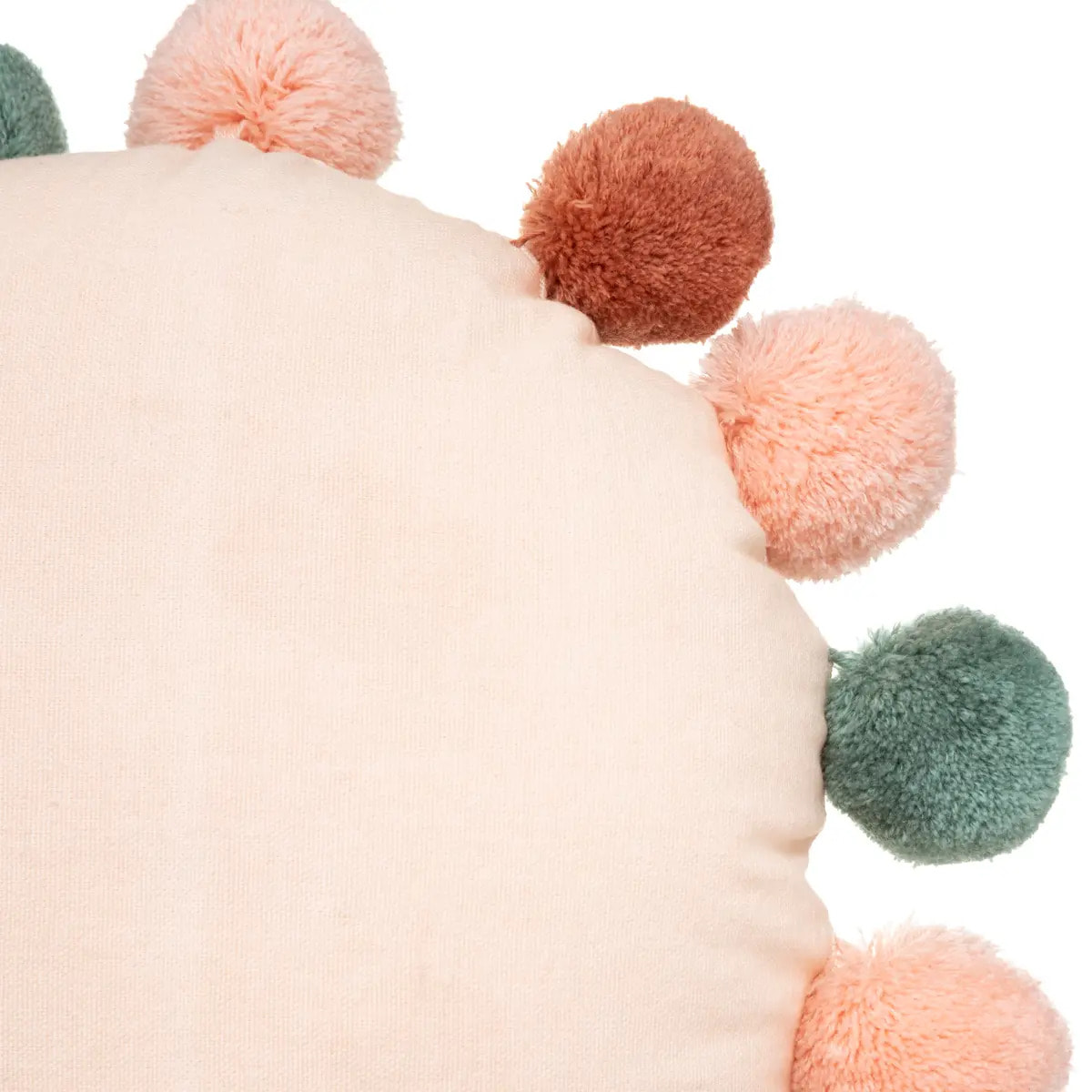 Coussin enfant "Pompons" - coton