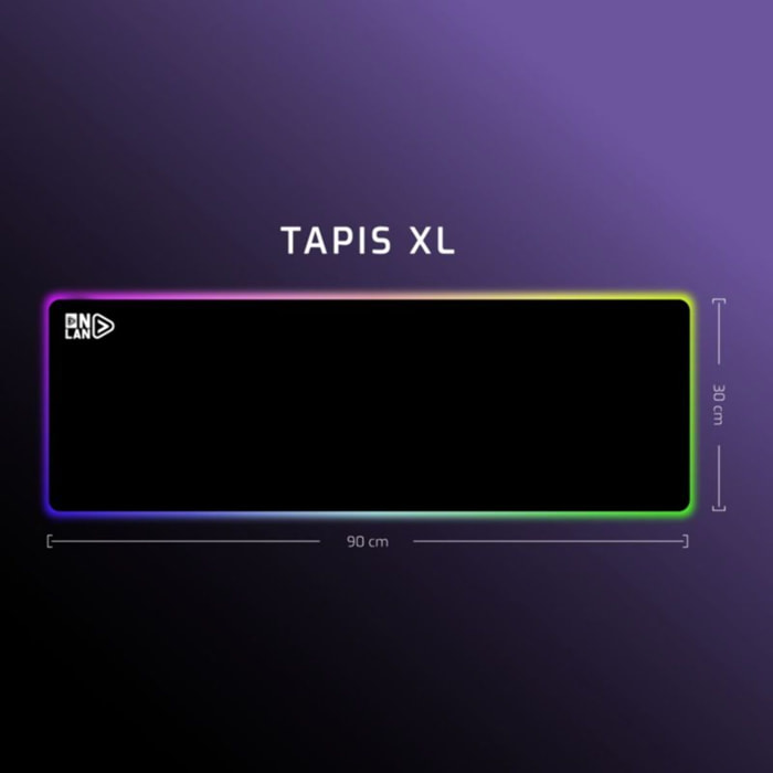 Tapis de souris ONLAN RGB AS-290-U