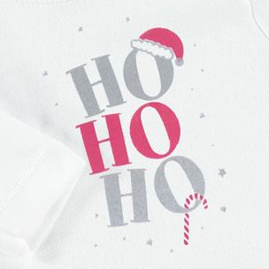 Body Estampado Frase H Blanco Talla 9