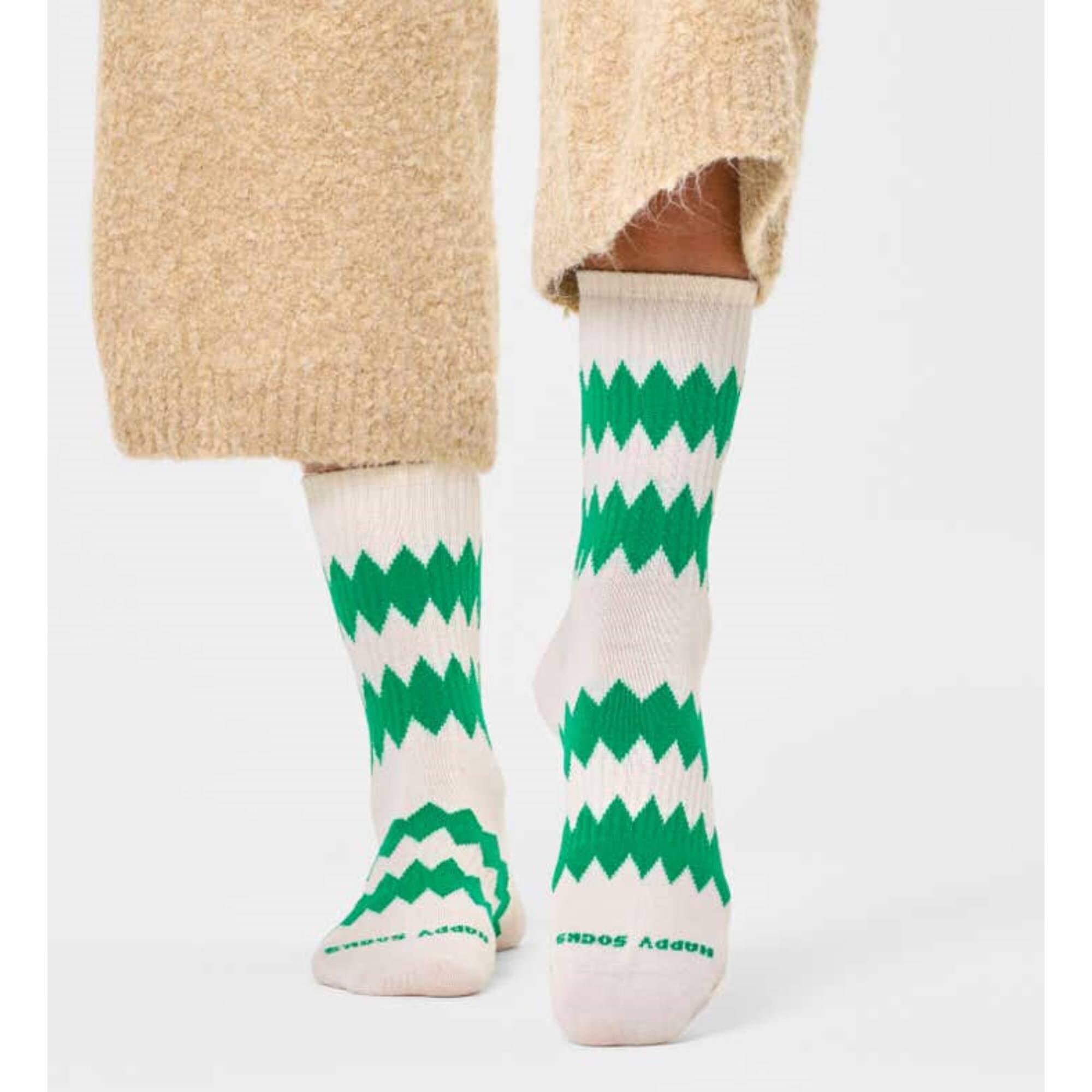 Calcetines 3/4 zigzag