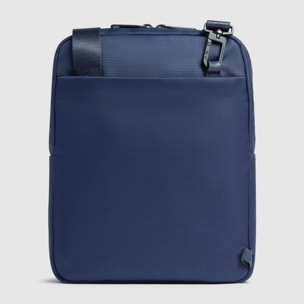 Piquadro Borsello porta iPad® in tessuto riciclato e pelle con protezione RFID