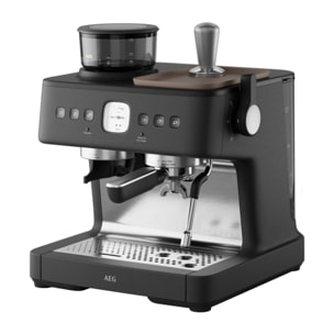 AEG Máquina de café espresso con tecnología avanzada de molido, 2200 W de potencia y 20 bares de presión EC8-1-8BP