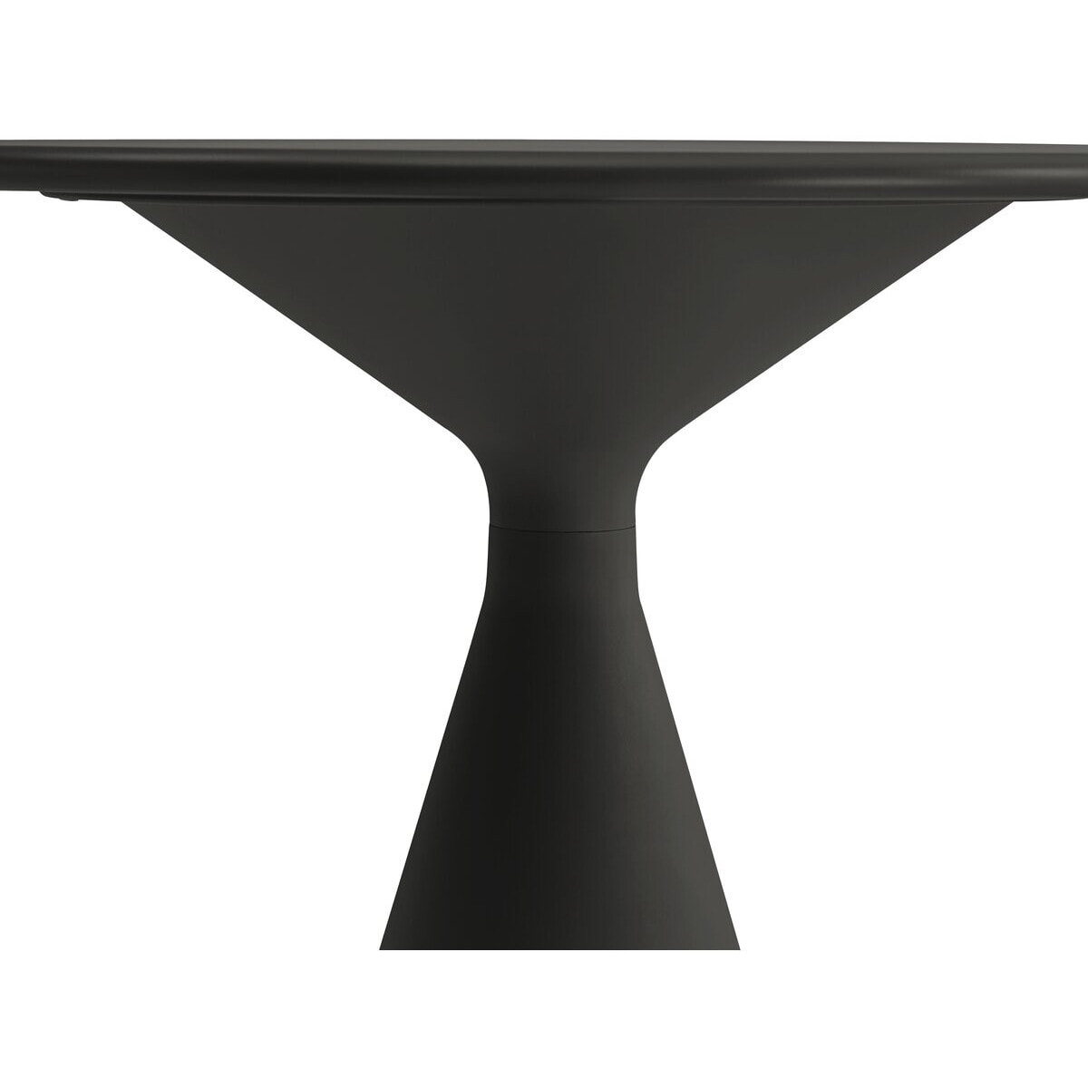 Table haute bistro de jardin ⌀80 cm "Néora" - Noir