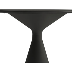 Table haute bistro de jardin ⌀80 cm "Néora" - Noir