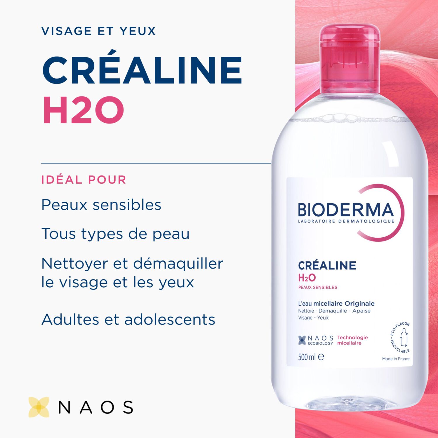 Créaline H2O - MICE P SE 850 ML