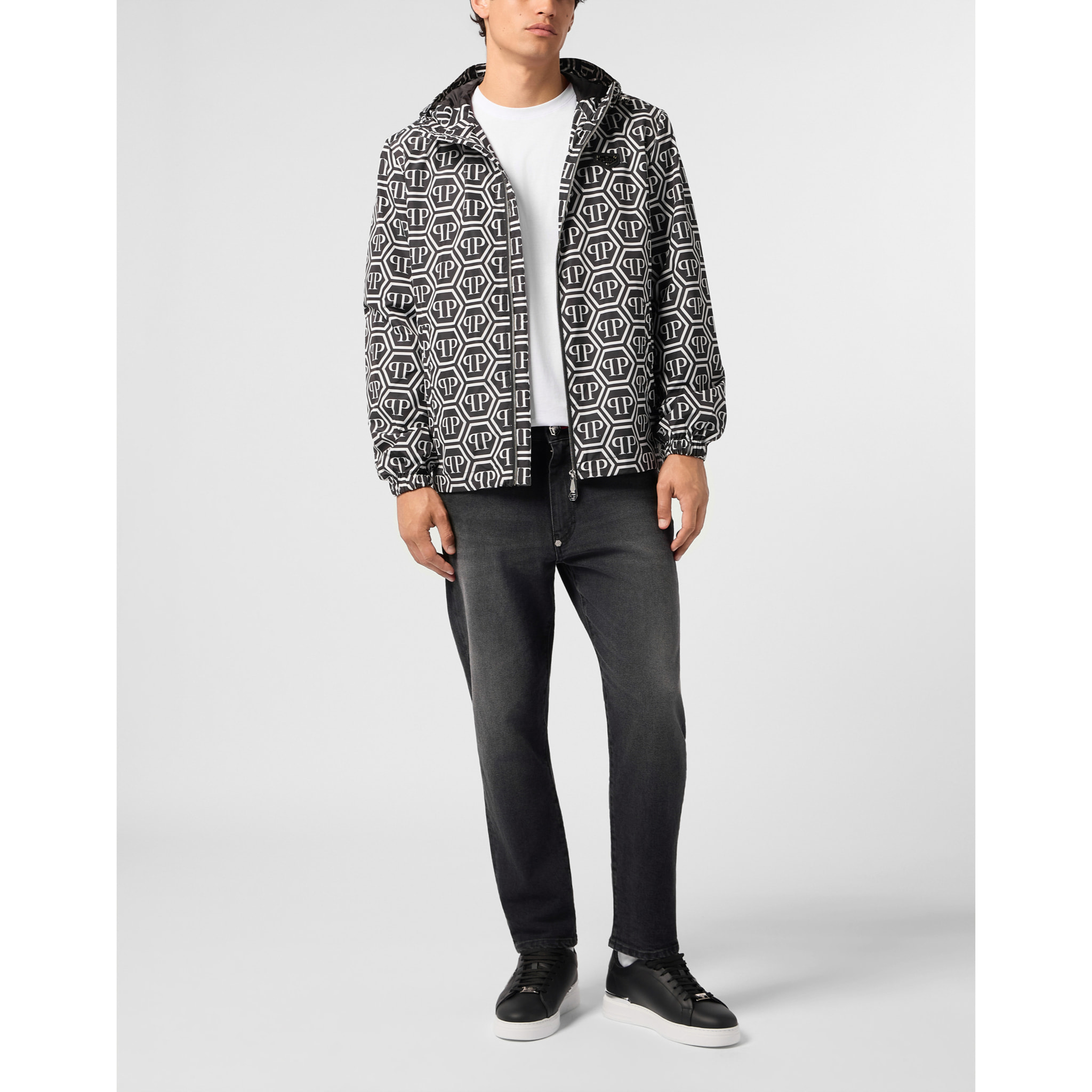 PHILIPP PLEIN Giacca in nylon MONOGRAM