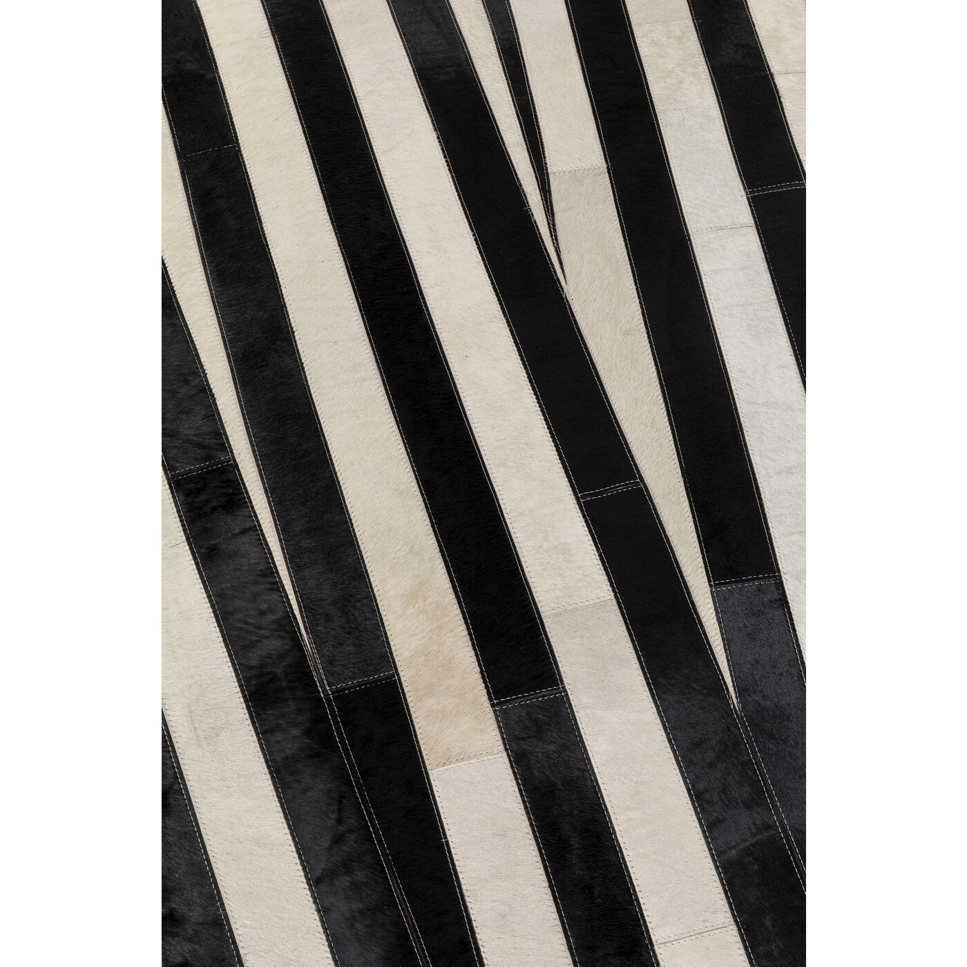 Tapis Tapes noir et blanc 240x170cm Kare Design