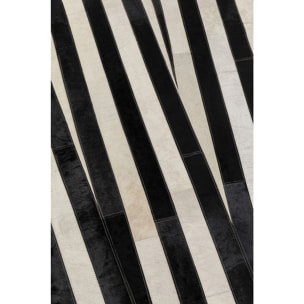 Tapis Tapes noir et blanc 240x170cm Kare Design